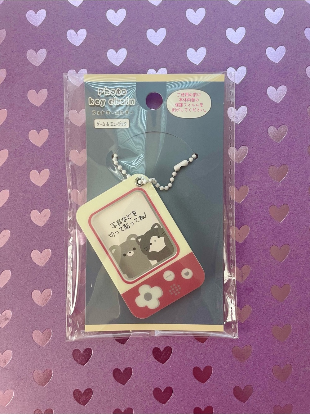 Picture holder keychain